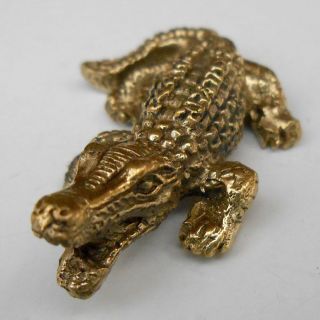 Power Holy Lucky Crocodile Statue / Thai Ancient Amulets / Alligator / Talisman photo