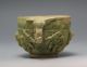 Ancient Roman Green Double Lead - Glazed Wine Cup (300 Ad) Roman photo 3