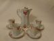 Vintage Antique Porcelain Japanese Chocolate Pot,  Cups & Saucers Coffee Teapot Teapots photo 4