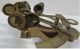 5 In Antiqued Brass Working Rack Pinon Sextant Item Sextants photo 1