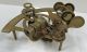 5 In Antiqued Brass Working Rack Pinon Sextant Item Sextants photo 4