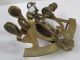 5 In Antiqued Brass Working Rack Pinon Sextant Item Sextants photo 6
