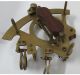 5 In Antiqued Brass Working Rack Pinon Sextant Item Sextants photo 7