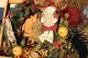 Christmas Wreath Primitive Santa Holiday Wreath Burlap Mesh Wreath Primitives photo 3