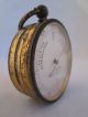 Antique Late 19 Century Pocket Brass Barometer J.  H Steward London Other photo 5