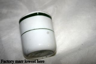Antique Victory China Small Double Spout Science Apothecary Crockware Cup photo