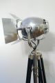 Vintage Film Lamp Industrial Antique Art Deco Silver Jielde Alessi Theatre Light Mid-Century Modernism photo 3