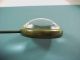 Antique Magnifying Glass,  Very Early,  Long Bone Handle,  Bulbous Glass,  Medical? Primitives photo 2