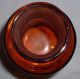 1810 - 1860 Amber Cut Flint Glass Apothecary Bottle Gold Gild Enamel Label G&d Bottles & Jars photo 2