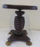 Antique Mahogany Stool With Twisted Base And Claw Feet 1800 ' S 1800-1899 photo 1