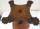 Antique Mahogany Stool With Twisted Base And Claw Feet 1800 ' S 1800-1899 photo 6