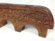 Ornate Hand Carved Wooden Horse Candle Holder From India Carved Figures photo 5
