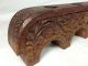 Ornate Hand Carved Wooden Horse Candle Holder From India Carved Figures photo 7