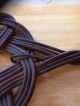 Antique Rug Beater Wicker Cane Woven Carpet Tool Primitives photo 3