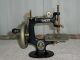 Antique Singer Miniature Cast Iron Toy Sewing Machine W Old Singer Booklet - Vgc Sewing Machines photo 1