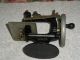 Antique Singer Miniature Cast Iron Toy Sewing Machine W Old Singer Booklet - Vgc Sewing Machines photo 5