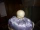 Antique Pin Cushion With Porcelain Head Figurines photo 1