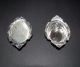 Vintage Gorham Sterling Silver Set Of 2 Pin Cushion / Nut Dish Pierced Dishes & Coasters photo 1