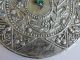 Antique South American Silver Religious Plaque Plate 