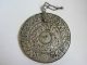 Antique South American Silver Religious Plaque Plate 