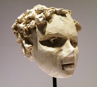 Roman Stucco Theatrical Face Fragment,  2nd Century A.  D. photo