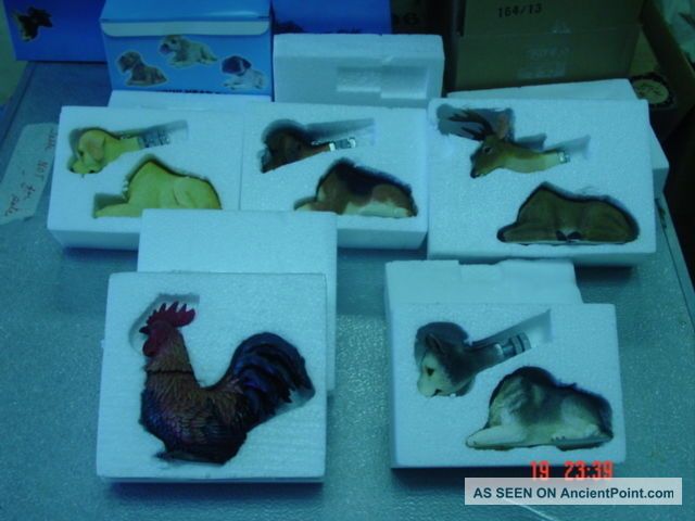Of 5 Westland Giftgift Ware Bobbin Heads New In Box Primitives photo