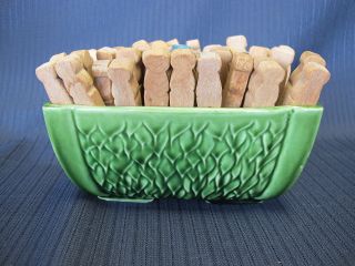 60 Primitive Farmhouse Clothespins Antique Old Weathered Patina Laundry Rustic photo