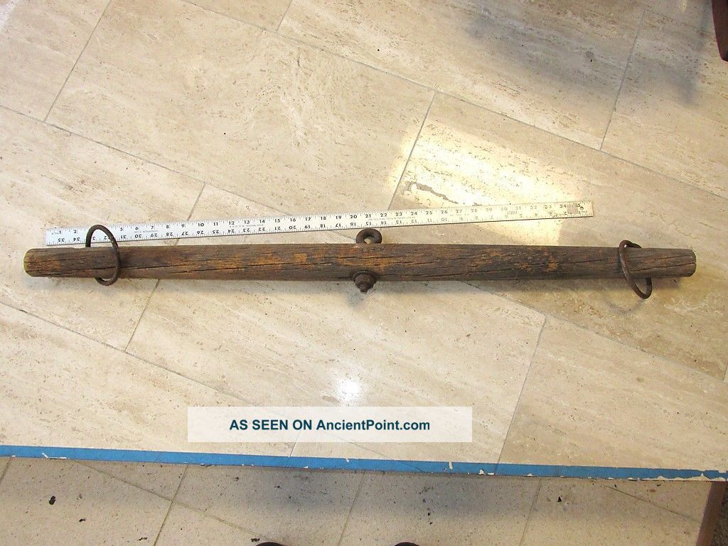 Wood Yoke Singletree Horse Drawn Wagon Farm Wagon Spreader 2 Primitives photo