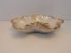 Ceramic Fruit Design Leaf Shaped Dish With Gold Trim Bowls photo 1