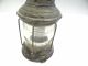 Antique Old Galvanized Metal Brass Small Nautical Ships Cabin Lamp Lantern Lamps & Lighting photo 4