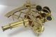 Working Ross London Brass 10in Slow Motion Adjuster Sextant W Box Sextants photo 1