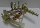 Working Ross London Brass 10in Slow Motion Adjuster Sextant W Box Sextants photo 3