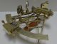 Working Ross London Brass 10in Slow Motion Adjuster Sextant W Box Sextants photo 4
