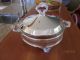 Vintage F.  B.  Rogers Silver Casserole Dish W/ Pyrex Insert Excellen Condition Dishes & Coasters photo 3