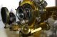 Antique Rare 1903 Continental Model Krauss,  Bausch & Lomb Brass Microscope Nr Microscopes & Lab Equipment photo 1