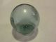 Vint.  2.  5 Authentic Japanese Glass Float Ball That Has Been Partly Painted Fishing Nets & Floats photo 1