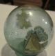 Vint.  2.  5 Authentic Japanese Glass Float Ball That Has Been Partly Painted Fishing Nets & Floats photo 8