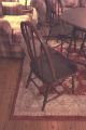 Antique Oval Gate Leg Table With Four Chairs 1900-1950 photo 1