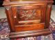 Antique French Walnut Henry Ii Marble Top Nightstand 1800-1899 photo 5