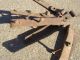 Set Of Three Antique Cast Iron Large Barn Door Hinges Primitives photo 2