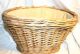 Vintage Wicker Basket With Lid Primitives photo 1