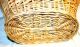 Vintage Wicker Basket With Lid Primitives photo 4
