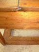 Antique Hard Pine Harvest Table - 200 Yrs Old 1800-1899 photo 3