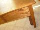 Antique Hard Pine Harvest Table - 200 Yrs Old 1800-1899 photo 5