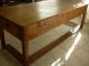 Antique Hard Pine Harvest Table - 200 Yrs Old 1800-1899 photo 7