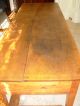 Antique Hard Pine Harvest Table - 200 Yrs Old 1800-1899 photo 8