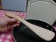 Figured Tiger Maple Handcarved Wooden Spatula Spurtle Stir Fryer Heavy Duty Primitives photo 4