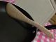 Figured Tiger Maple Handcarved Wooden Spatula Spurtle Stir Fryer Heavy Duty Primitives photo 5