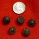 5 Assorted Goodyear Rubber Buttons Antique Buttons photo 11