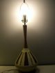 Vintage Mid Century Modern Retro Danish Teak Wood Lava Drip Signed Lamp Mid-Century Modernism photo 2